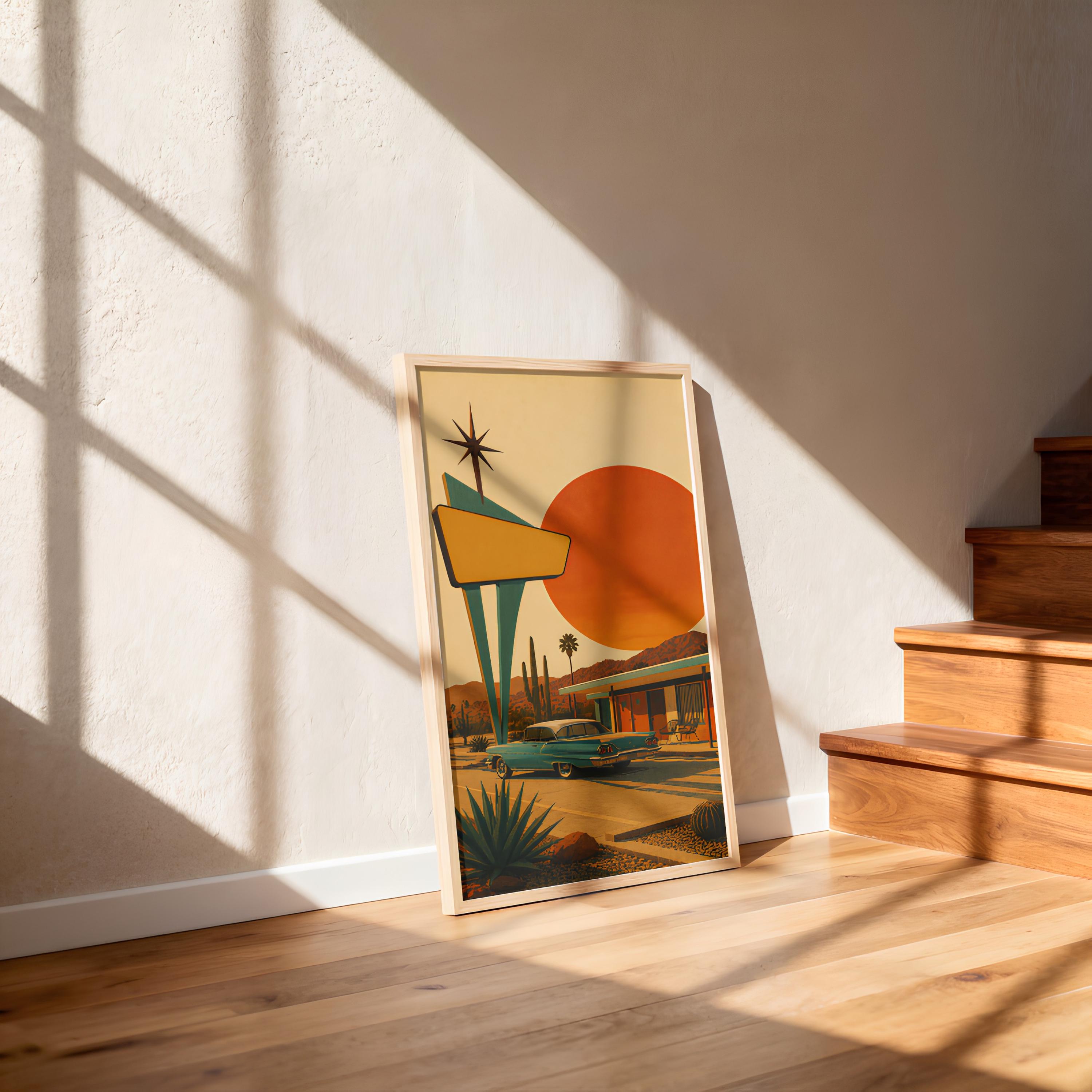 Mid Century Landscape Wall Art — artwork