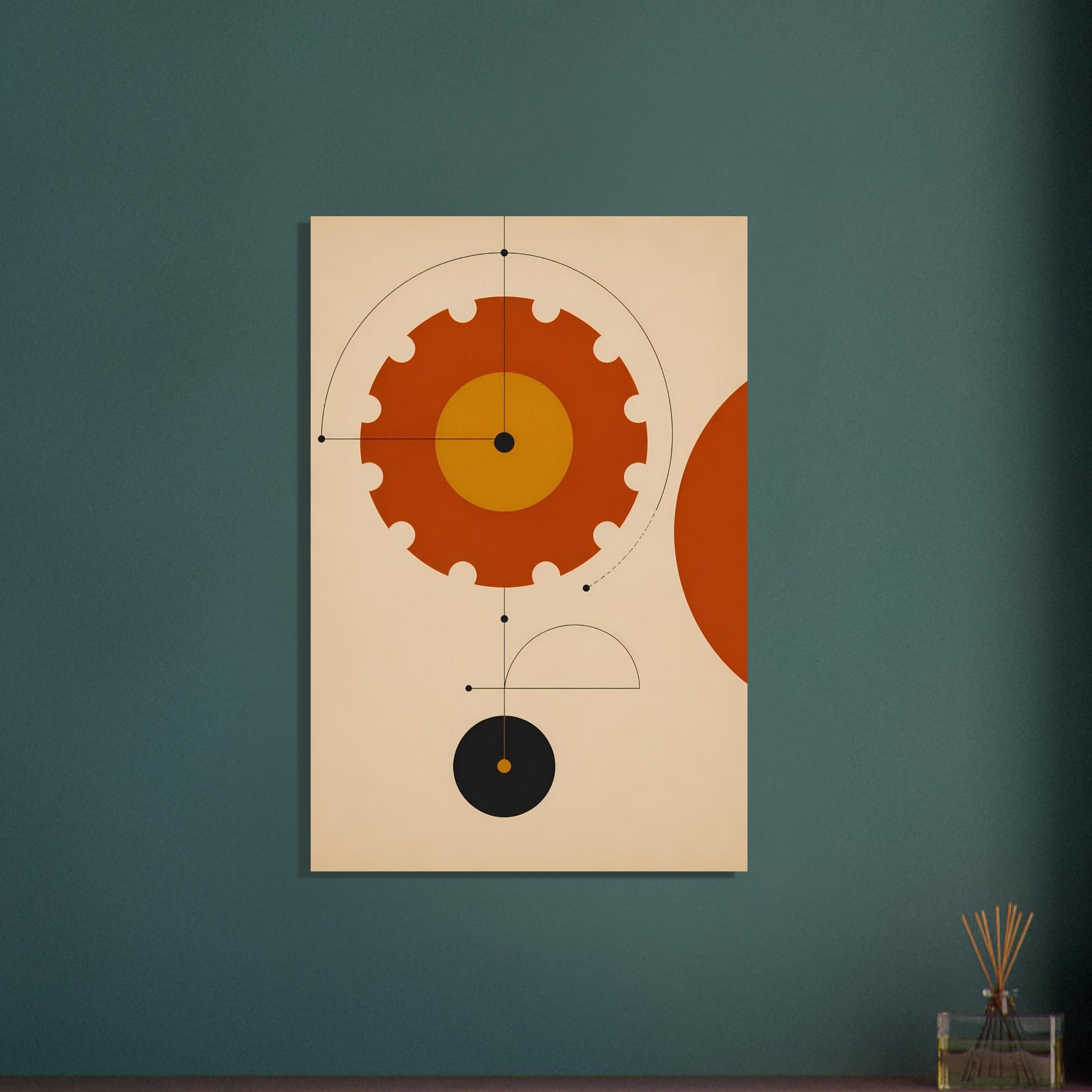 Bauhaus Geometric Wall Art — artwork