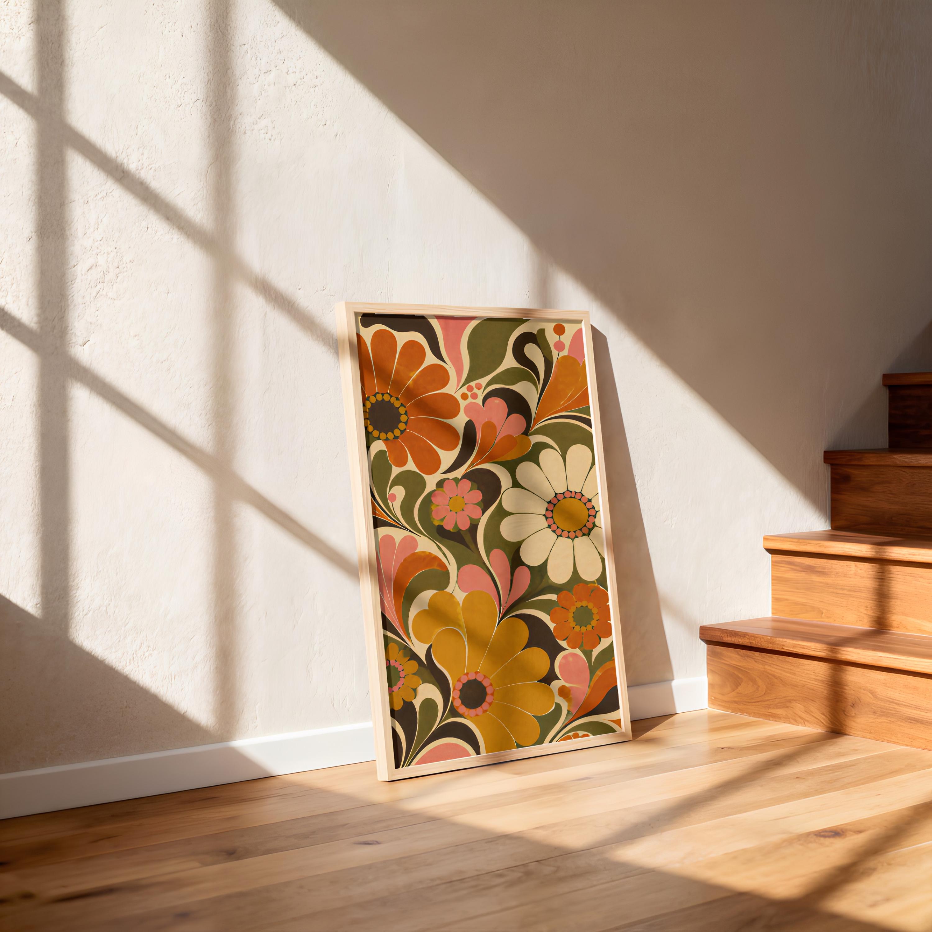 Mid Century Botanical Wall Art — artwork