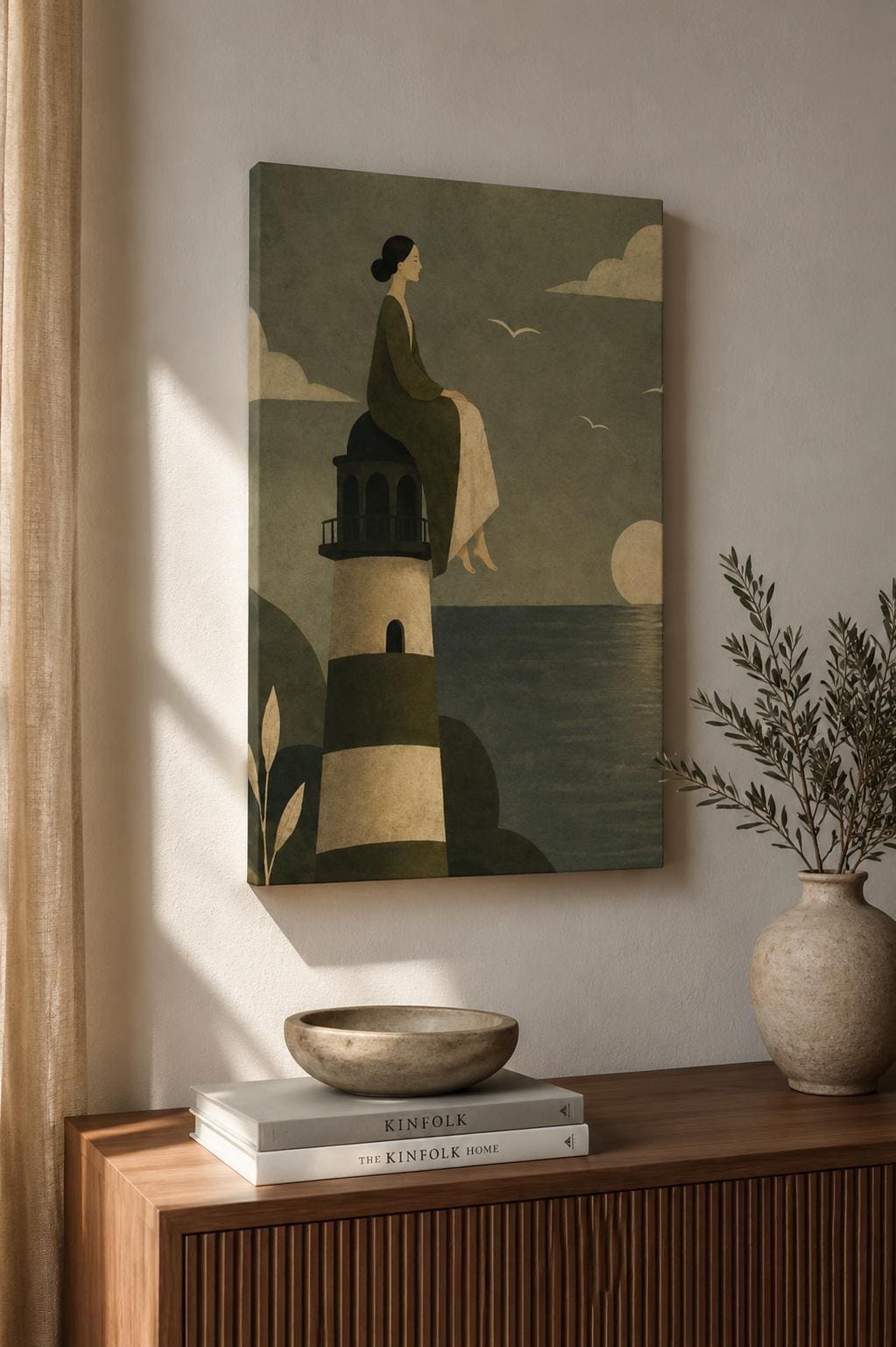 Scandinavian Beach Wall Art — artwork view 2
