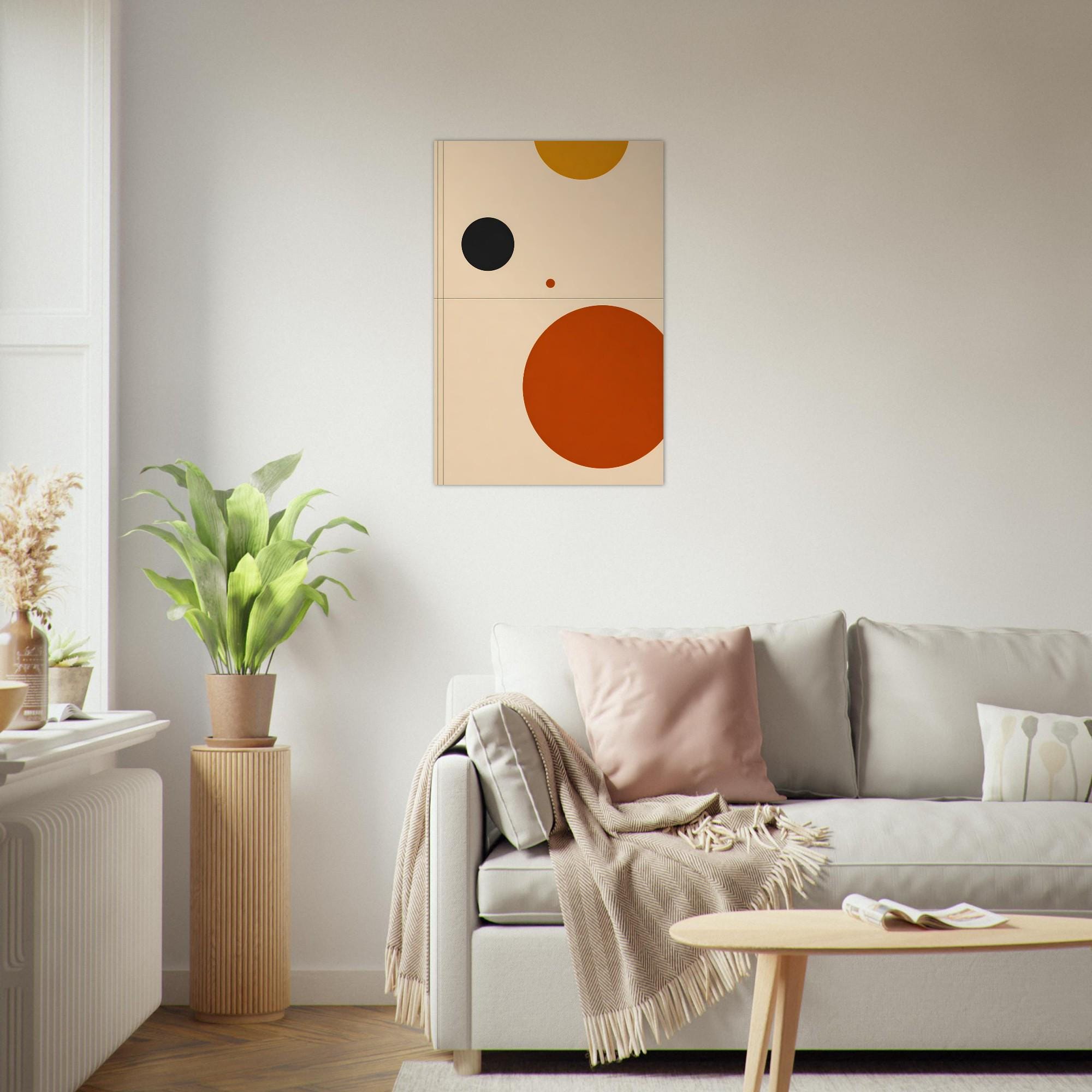 Bauhaus Geometric Wall Art — artwork view 2