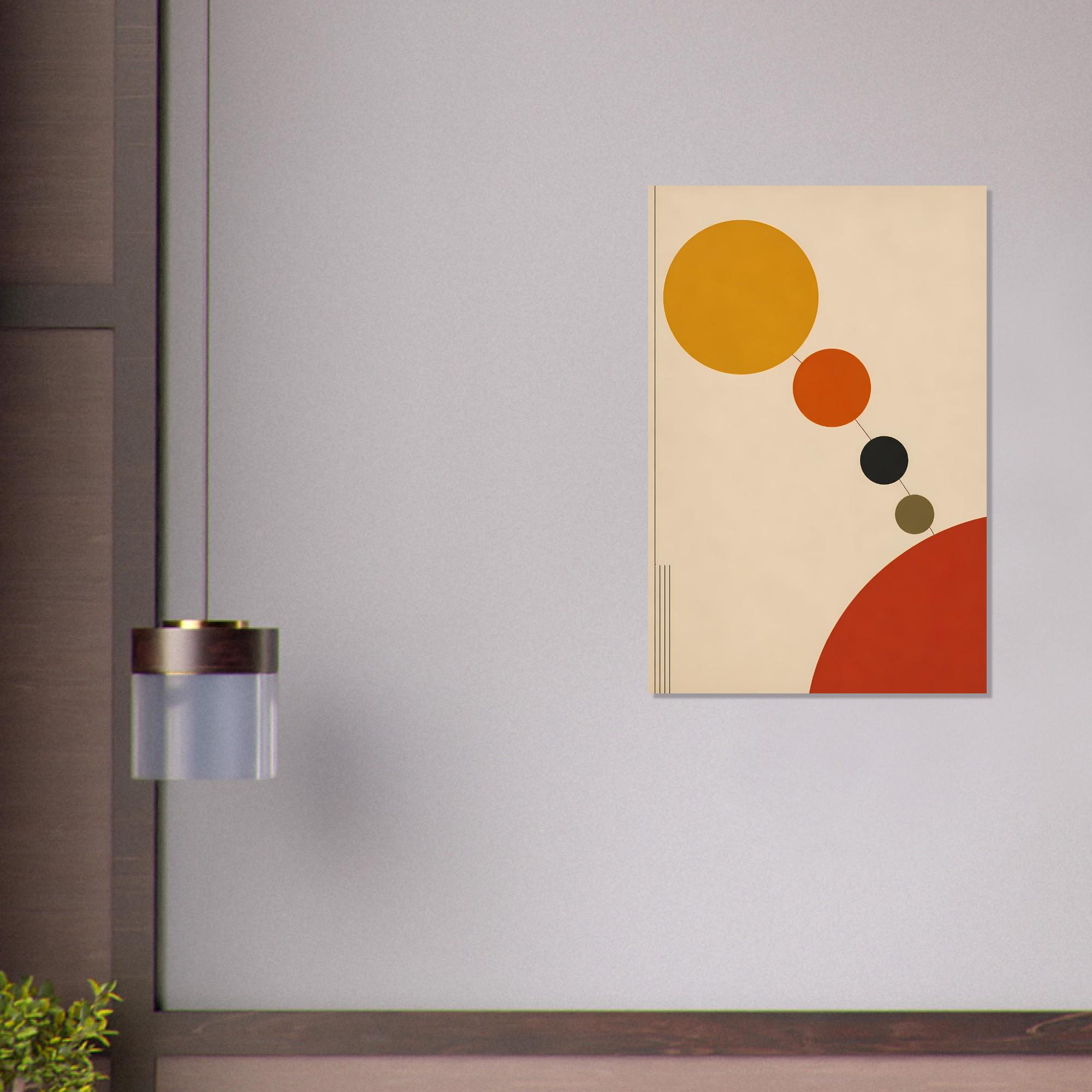 Bauhaus Geometric Wall Art — artwork view 2